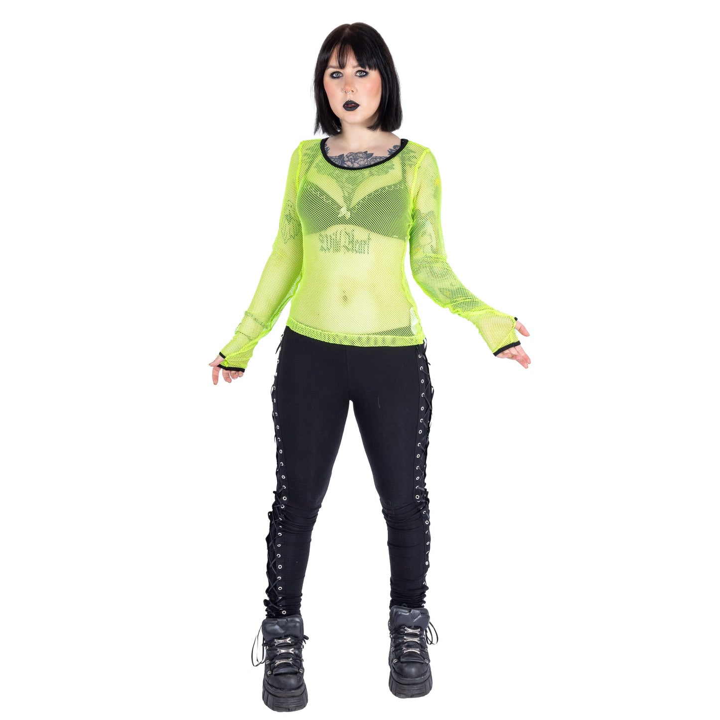 Poizen Industries Future Top - Green - Kate's Clothing