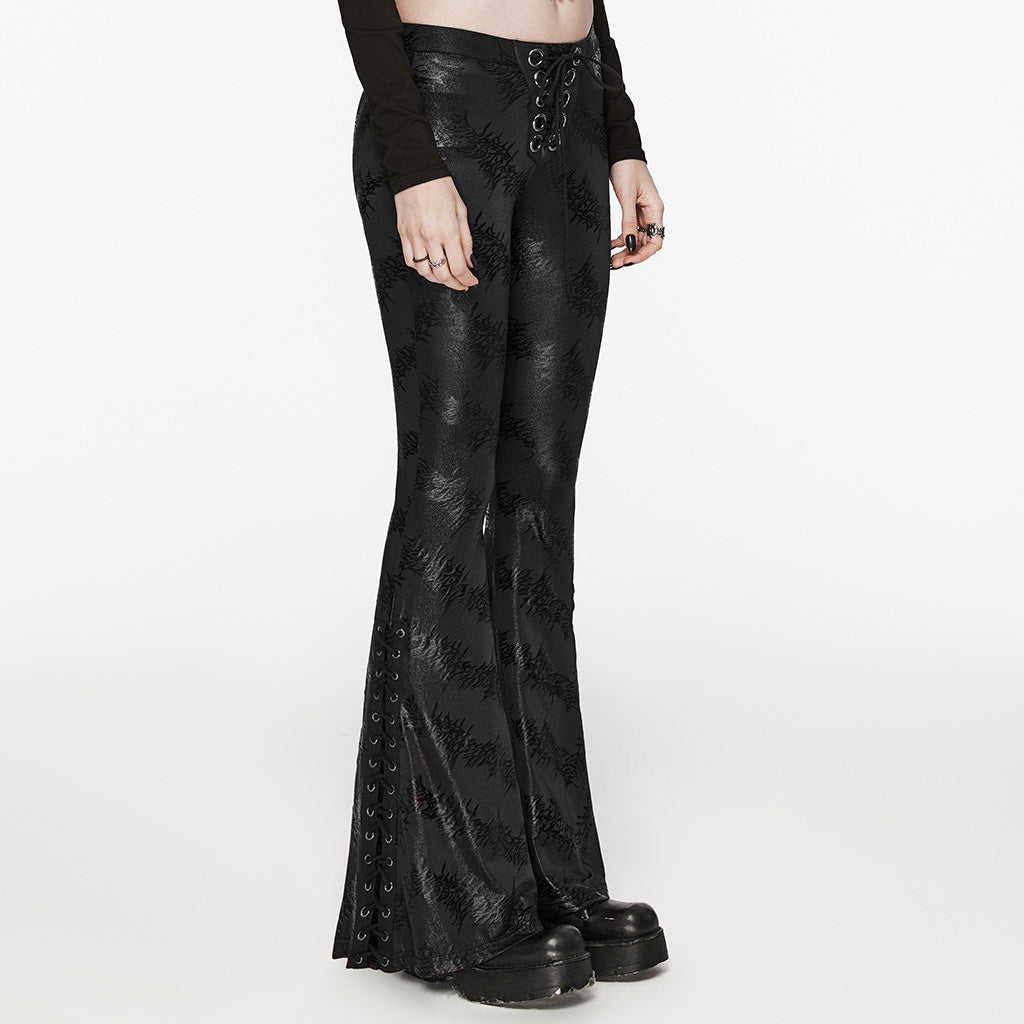 Punk Rave Gianna Trousers - Black - Kate's Clothing