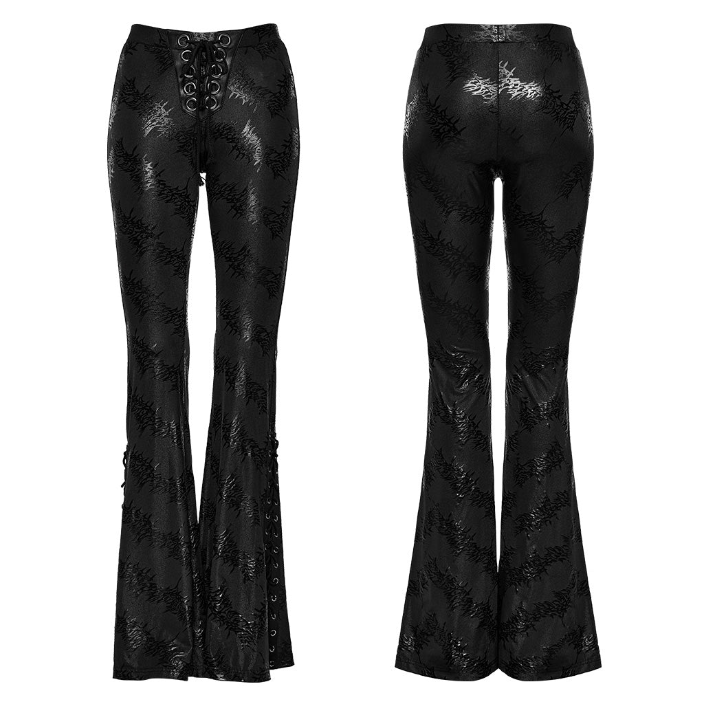 Punk Rave Gianna Trousers - Black - Kate's Clothing