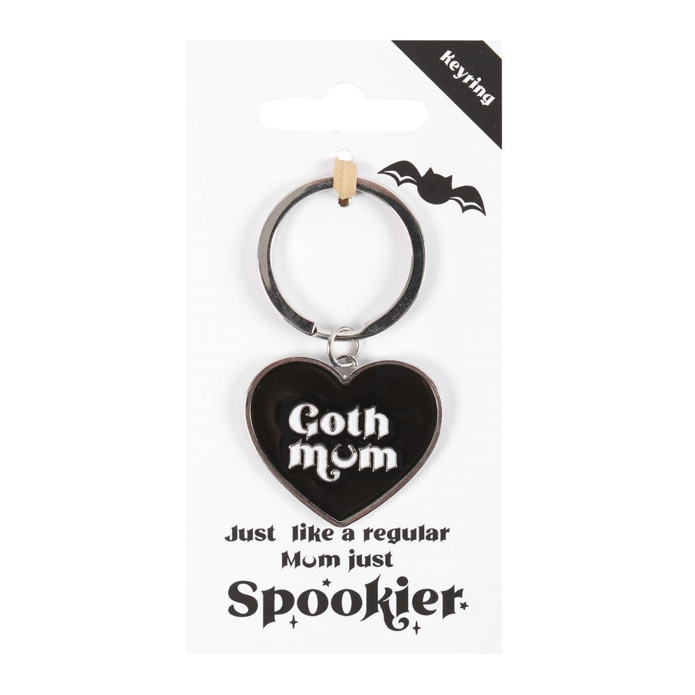 Gothic Gifts Goth Mum Keyring - Kate's Clothing