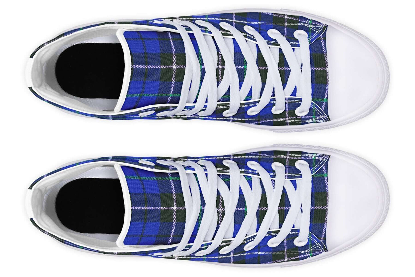 Blue Tartan High Tops – ANTIBrand