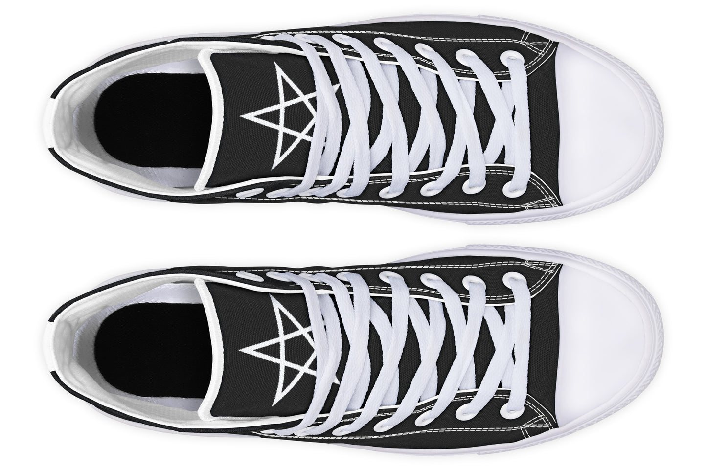 ANTIBrand – Pentagram Protection High Tops – Black