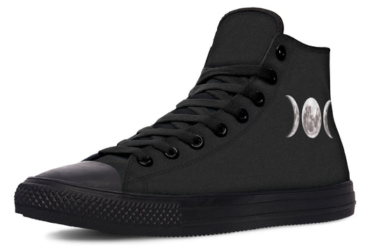 ANTIBrand – Triple Goddess Moon Phases High Tops – Black