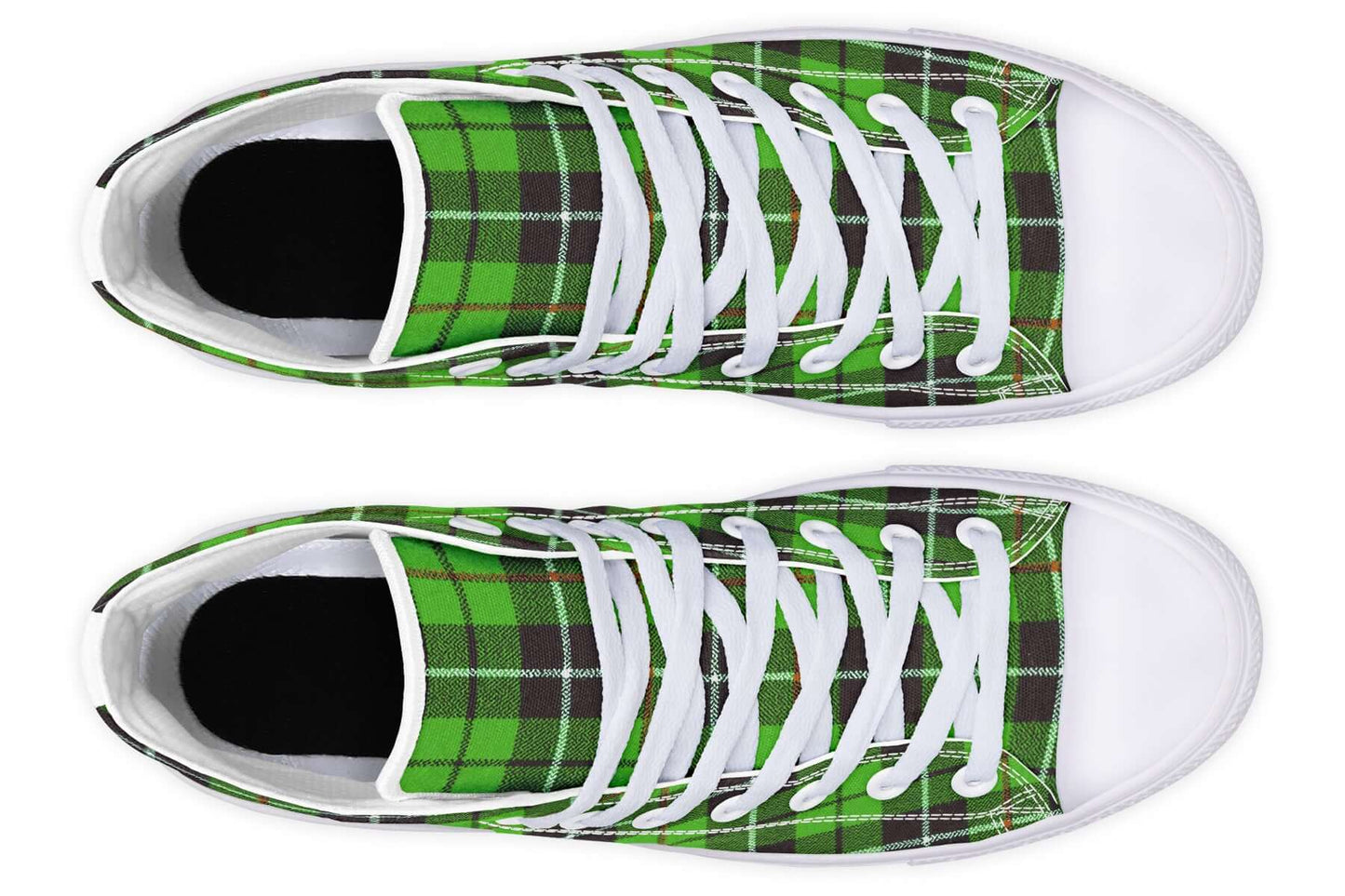 Green Tartan High Tops – ANTIBrand