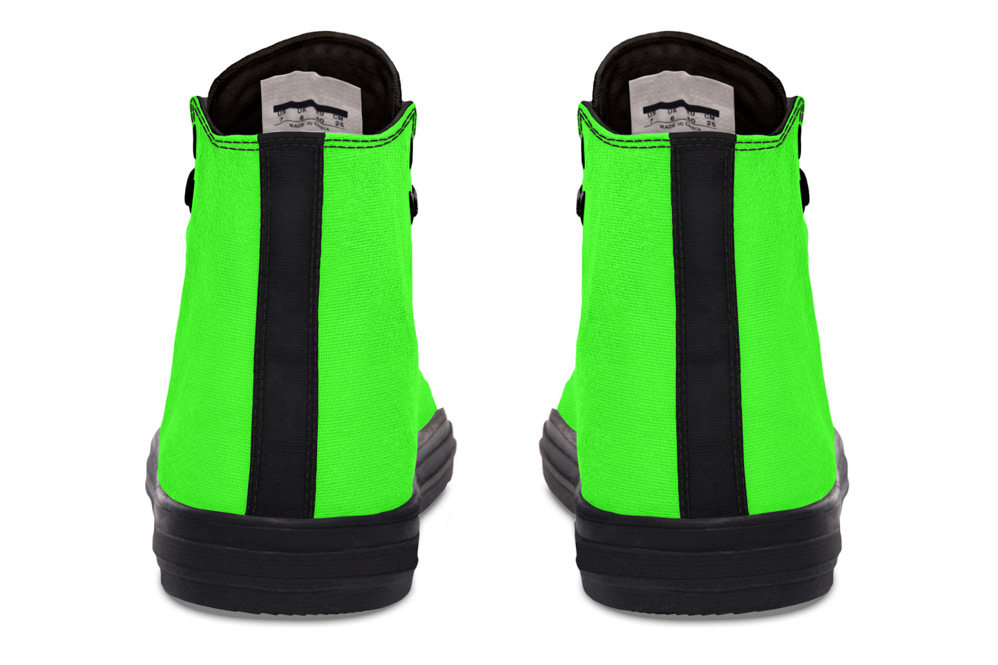 ANTIBrand – Neon Green Drama Queen High Tops