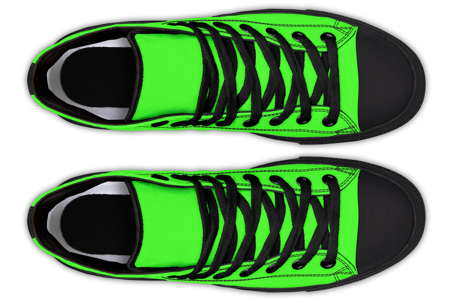 ANTIBrand – Neon Green Drama Queen High Tops