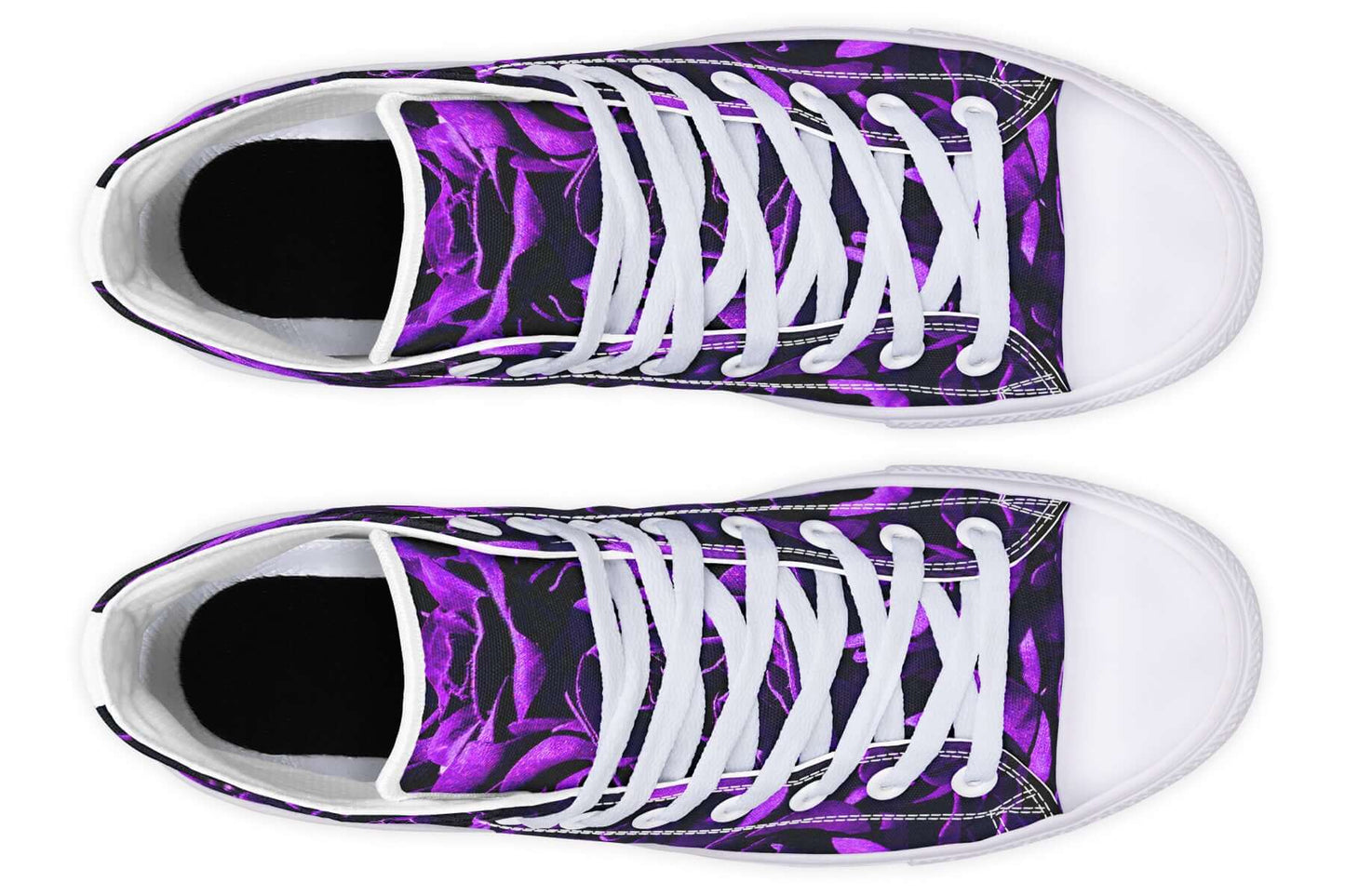 Purple Roses Canvas High Top Trainers | ANTIBrand