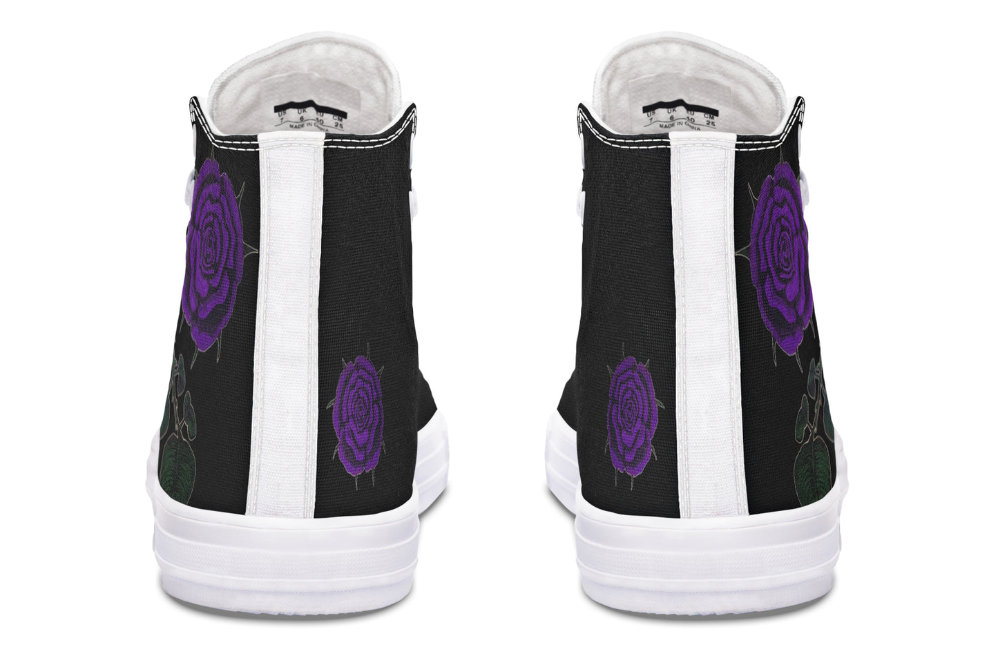 ANTIBrand – Rose Painting Purple High Tops