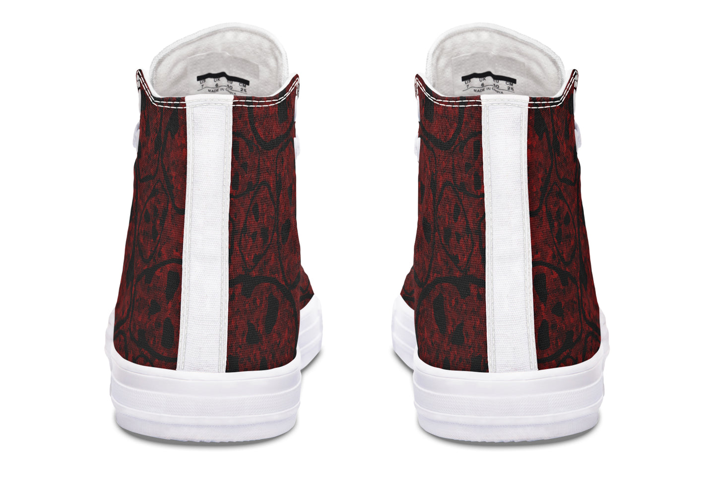 ANTIBrand – Sanguine Haze Skulls High Tops