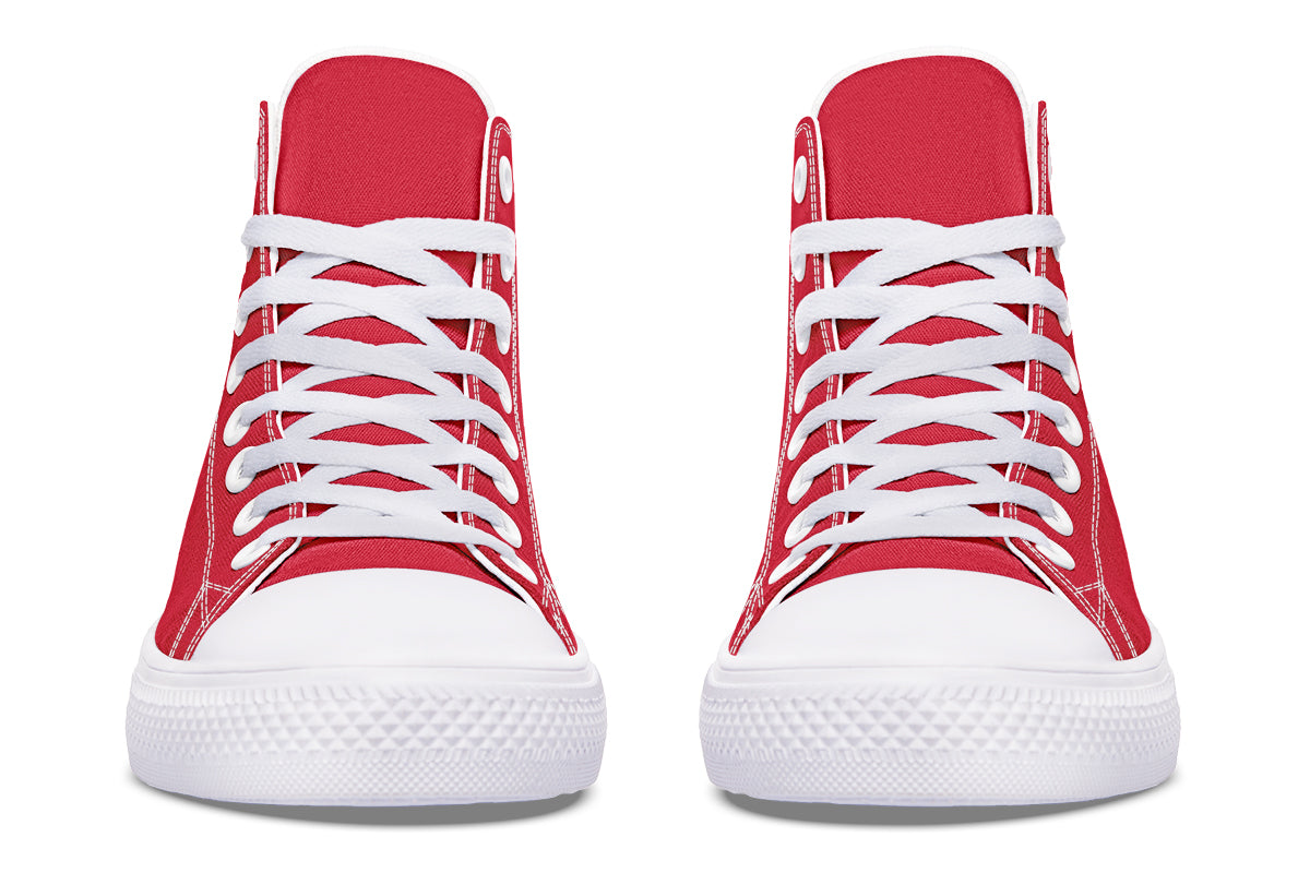 ANTIBrand – Stop Sign Red High Tops