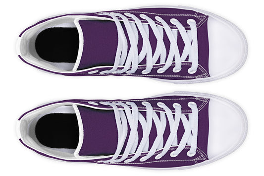 ANTIBrand Misfits Rack - Ursula’s Glory Purple and White High Tops - UK 6