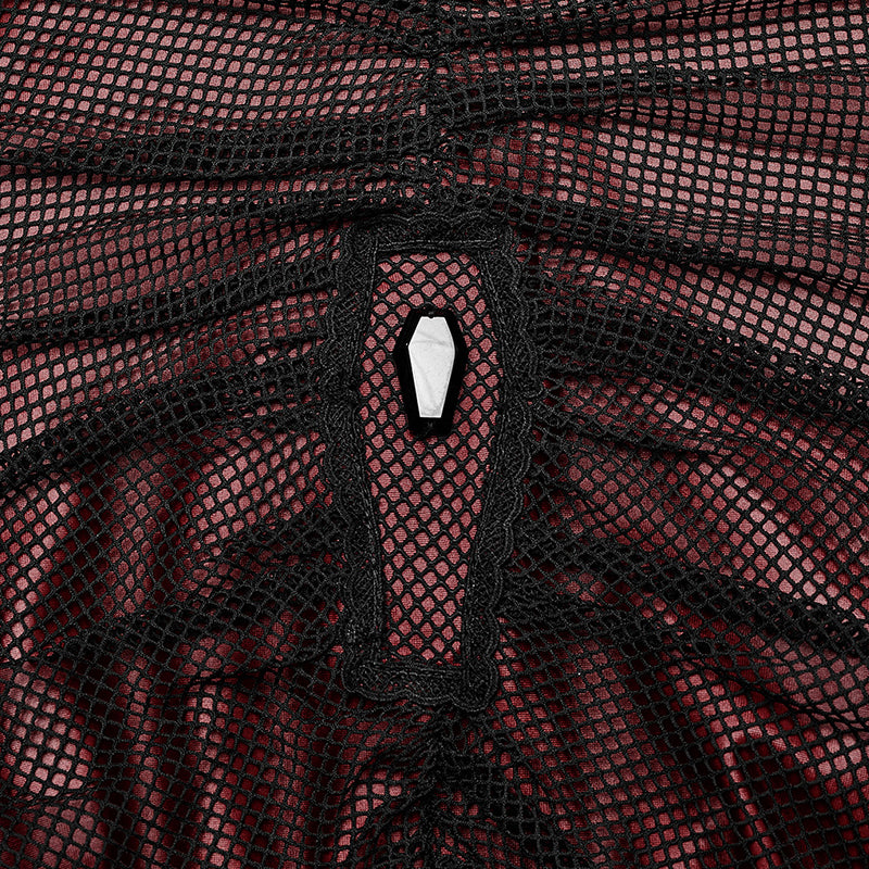 Punk Rave Kiko Dress - Red - Kate's Clothing