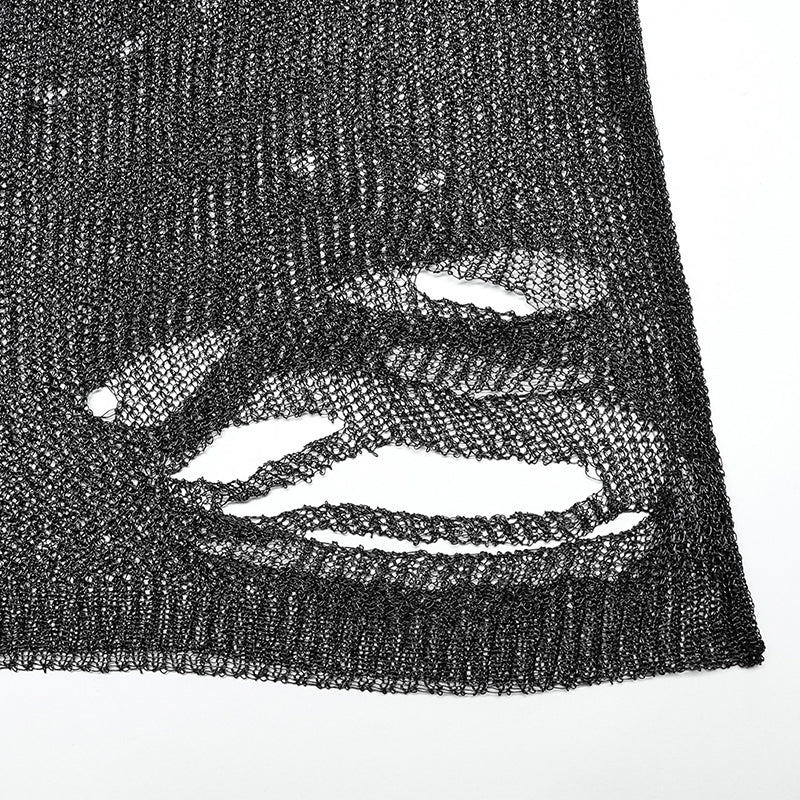 Punk Rave Kourayne Top - Black - Kate's Clothing