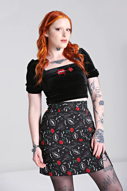 Hell Bunny Lilith Top - Kate's Clothing