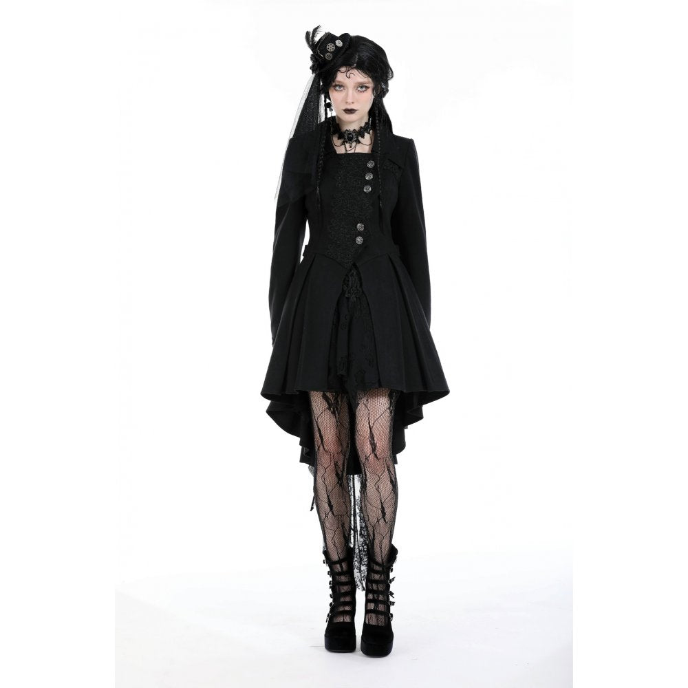 Dark In Love Lorelei Tail Coat - Kate's Clothing