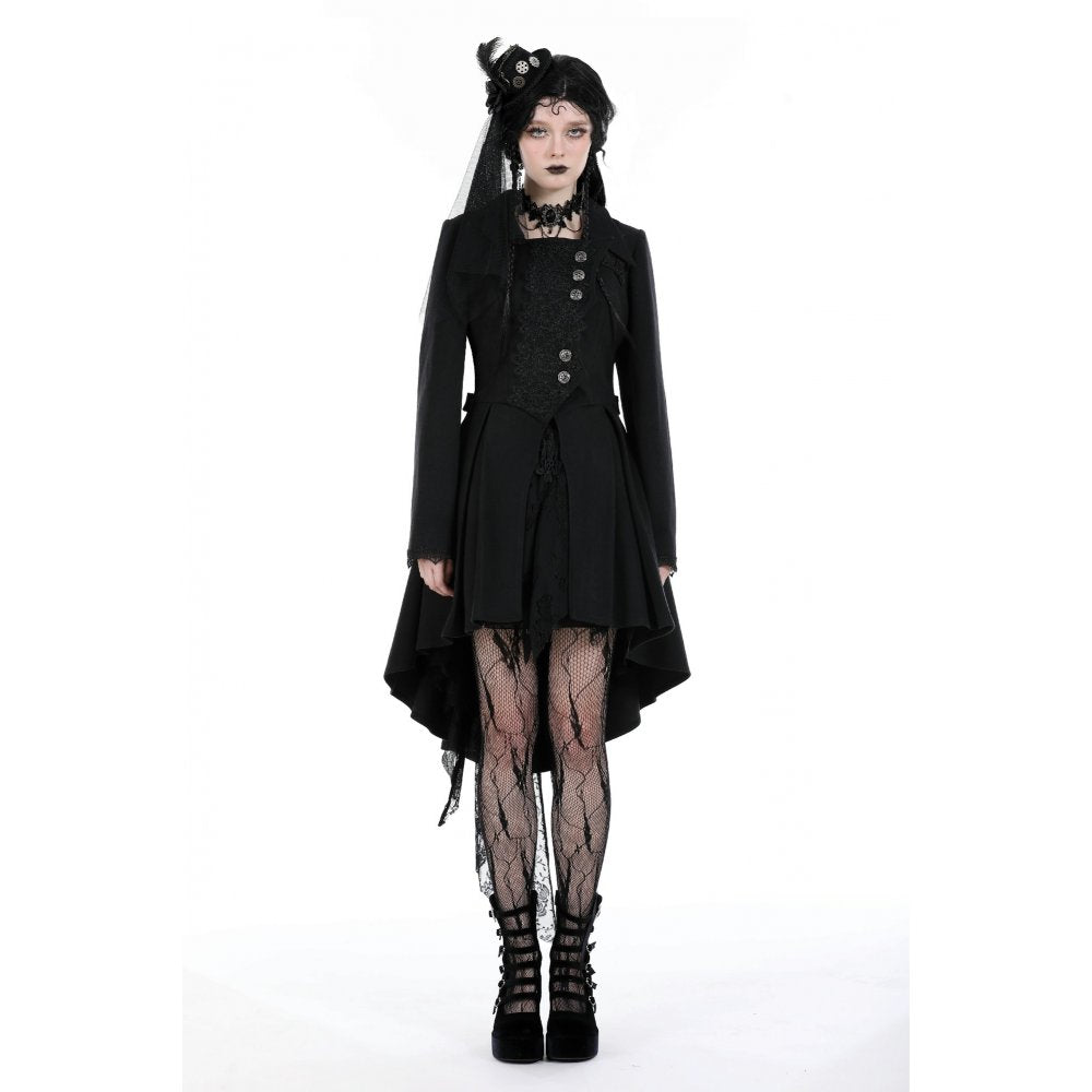 Dark In Love Lorelei Tail Coat - Kate's Clothing