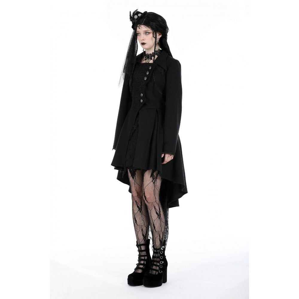 Dark In Love Lorelei Tail Coat - Kate's Clothing