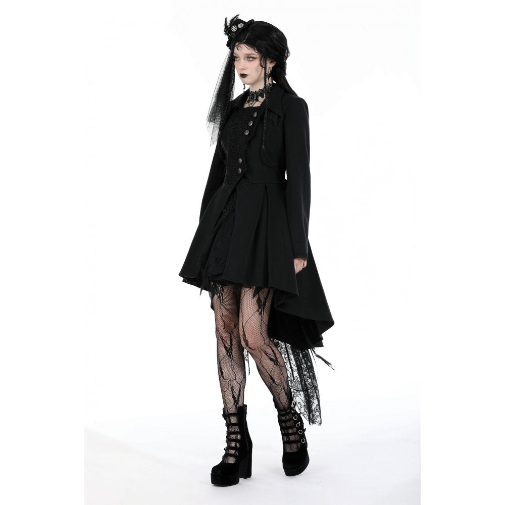 Dark In Love Lorelei Tail Coat - Kate's Clothing