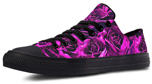 Pink Roses Canvas Low Top Trainers | ANTIBrand