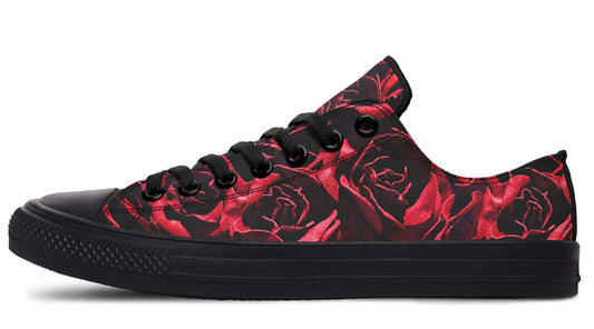 Red Roses Canvas Low Top Trainers | ANTIBrand