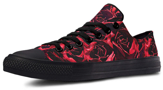 Red Roses Canvas Low Top Trainers | ANTIBrand
