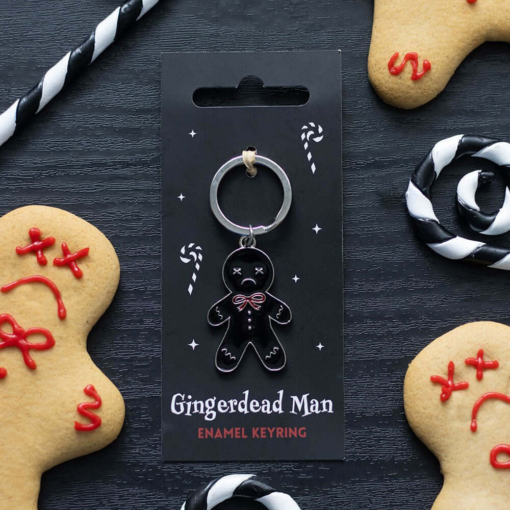 Gothic Gifts Gingerdead Man Keyring