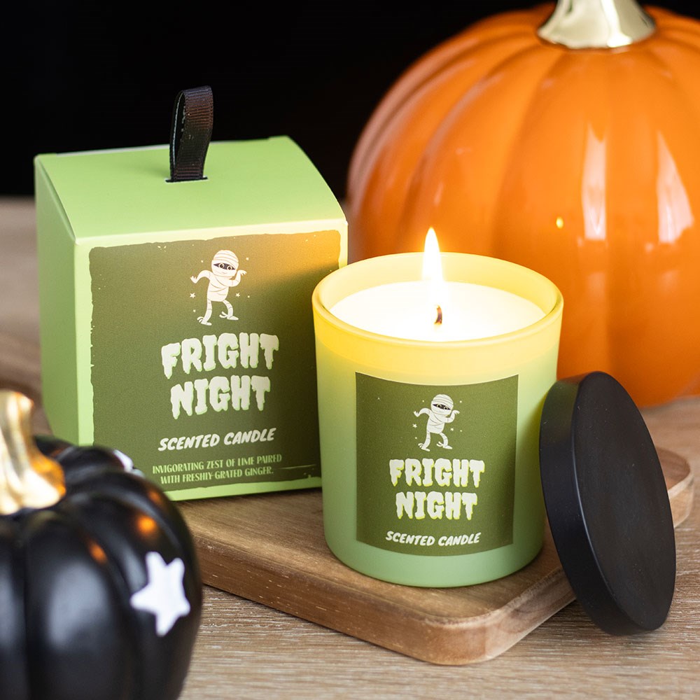 Gothic Gifts Fright Night Lime and Ginger Candle