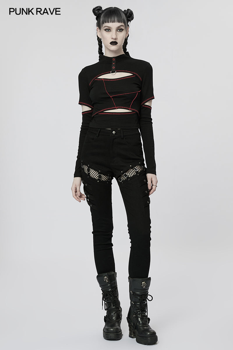 Punk Rave Merrybell Trousers - Kate's Clothing