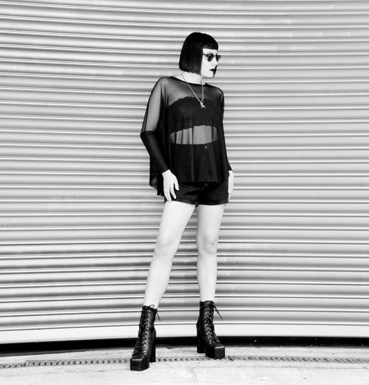 Necessary Evil Circe Mesh Top