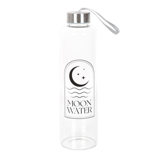 Gothic Gifts Moon Water Glass Water Bottle - Kate's Clothing