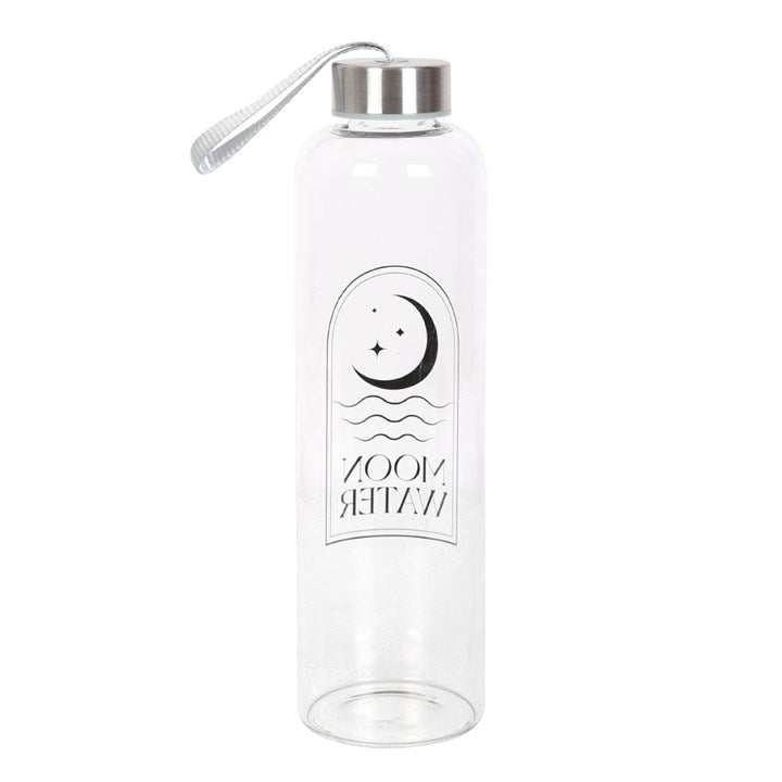 Gothic Gifts Moon Water Glass Water Bottle - Kate's Clothing