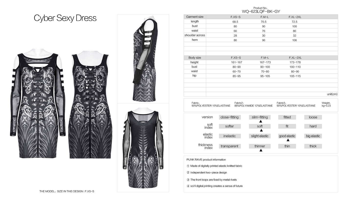 Punk Rave Nefeli Dress - Kate's Clothing