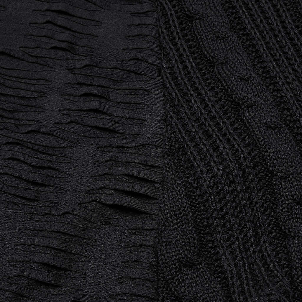 Punk Rave Anastasia Gothalyptic Knitted Fishtail Skirt with Lace Up Features - Kate's Clothing
