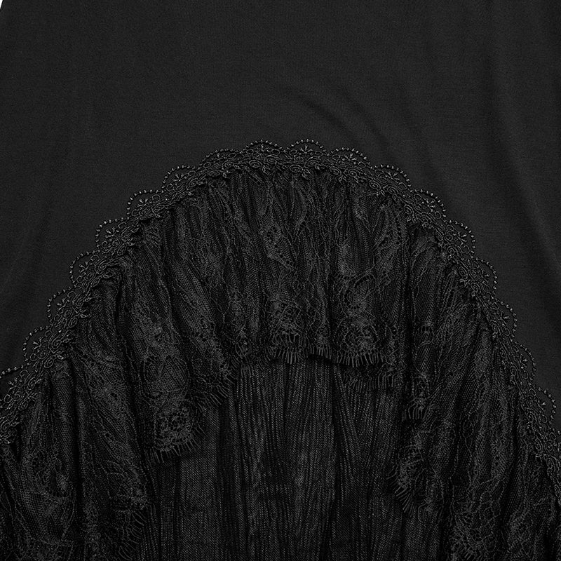Punk Rave Blossom Knitted Asymmetrical Skirt - Kate's Clothing