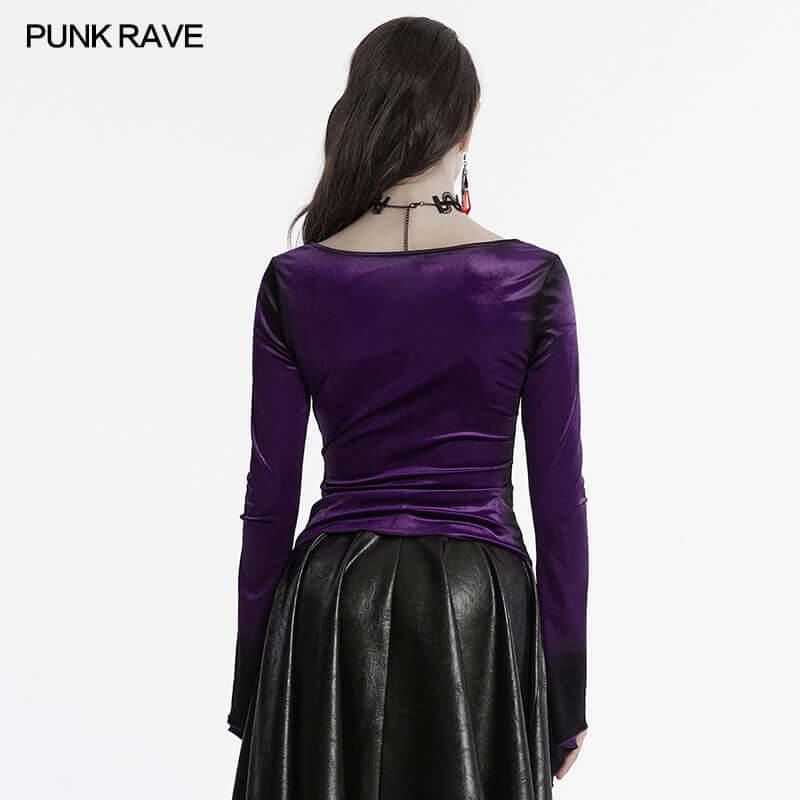 Punk Rave Bronwyn Gradient Printed T-shirt - Kate's Clothing