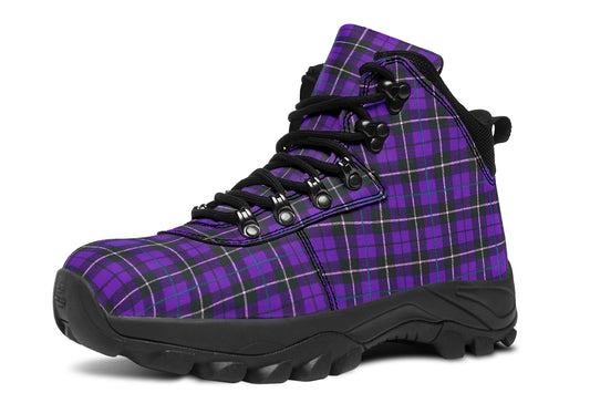 ANTIBrand – Purple Tartan Outdoor Boots