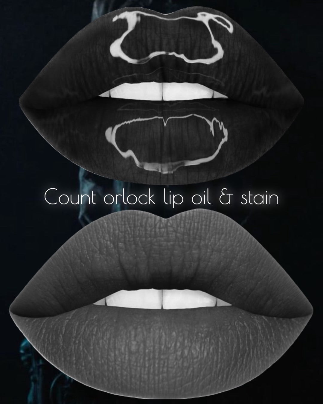 Radioactive Unicorn Count Orlock Goth Black Lip Oil & Tint