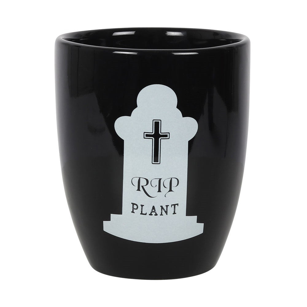 Gothic Gifts RIP Plant Gothic Plant Pot - Kate's Clothing