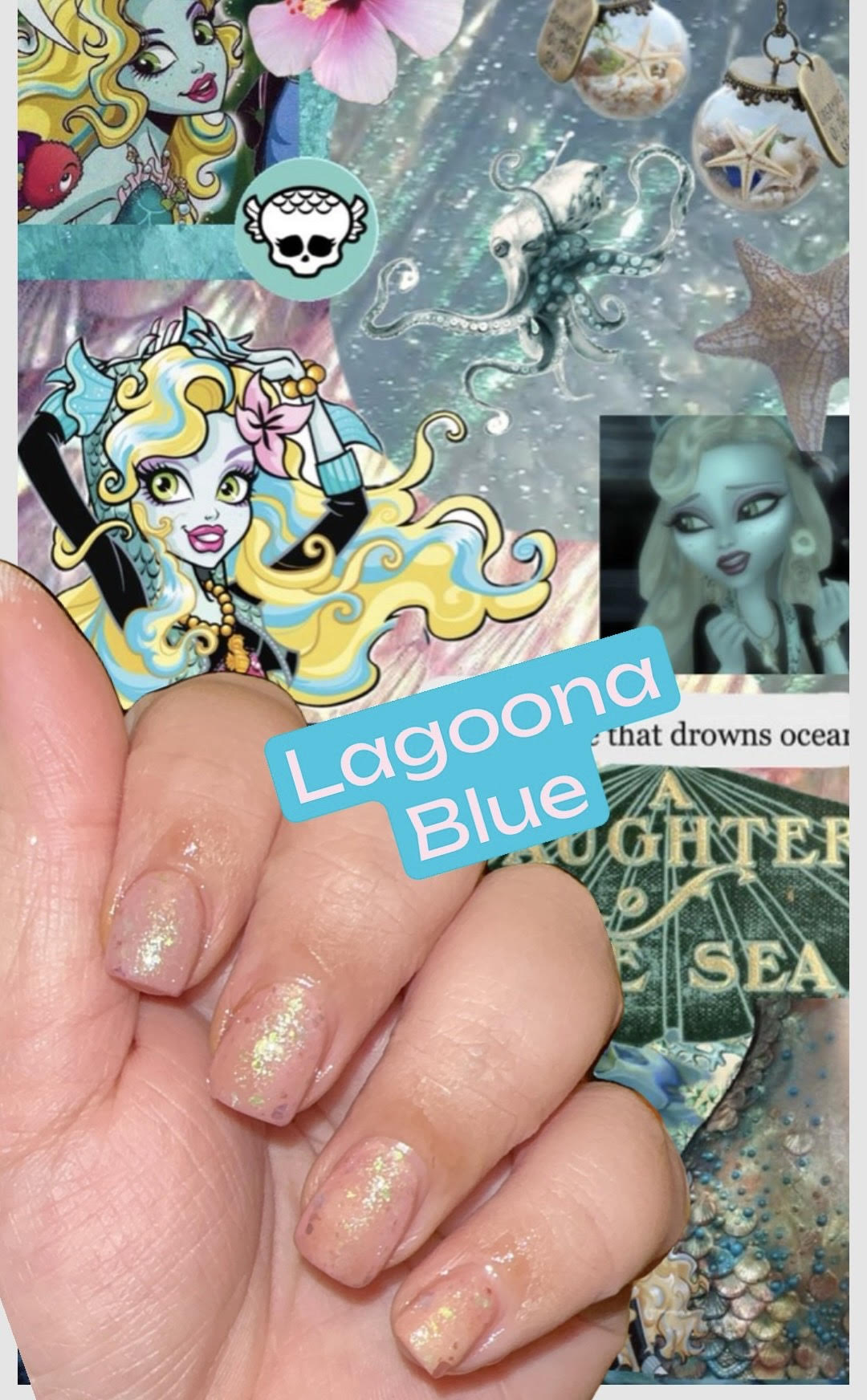 Radioactive Unicorn Monster High Lagoona Blue Nail Polish - Kate's Clothing