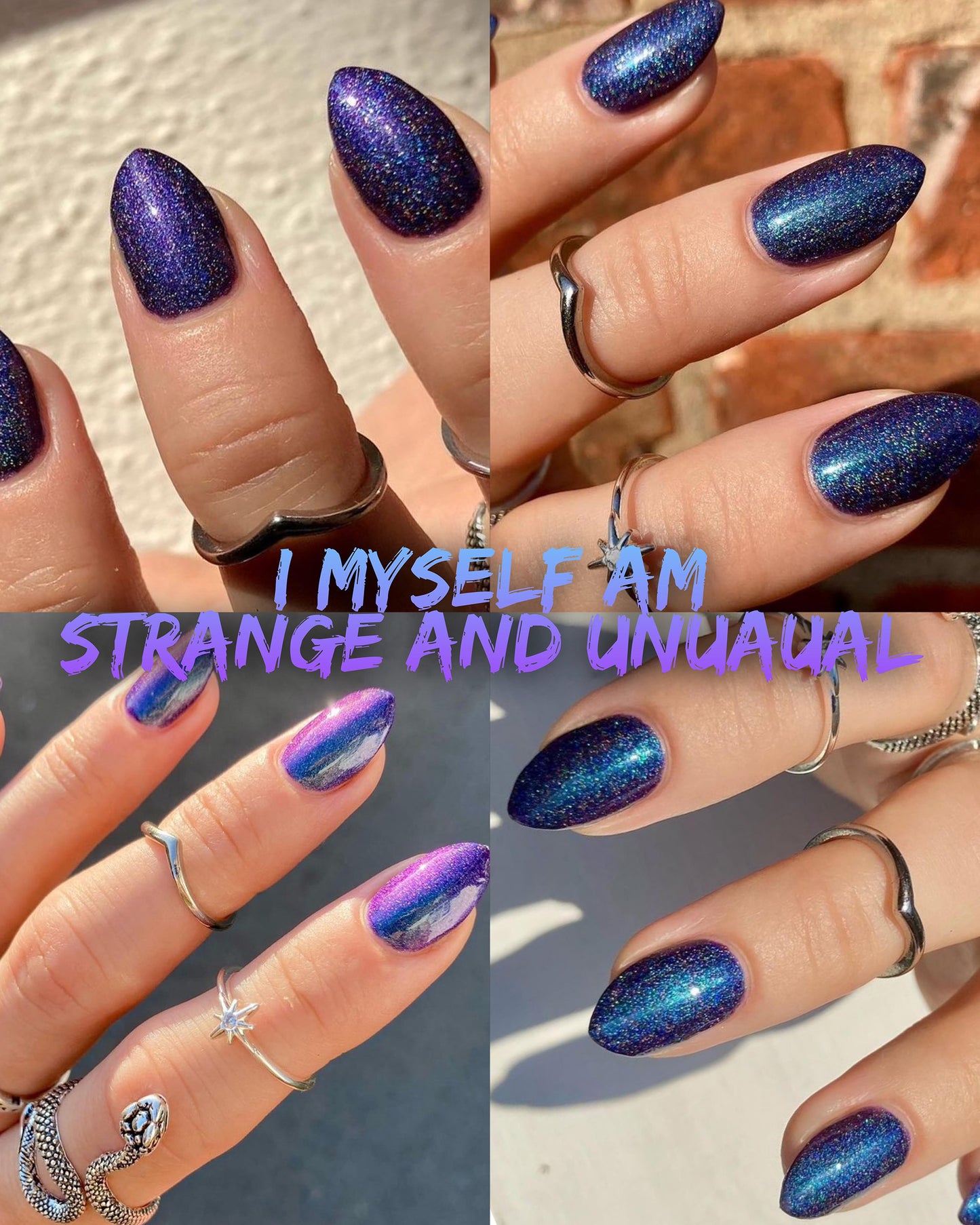 Radioactive Unicorn I Myself Am Strange And Unusual Nail Polish - Kate's Clothing