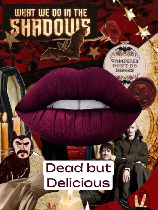 Dead But Delicious lipstick non-transfer long-lasting by Radioactive Unicorn