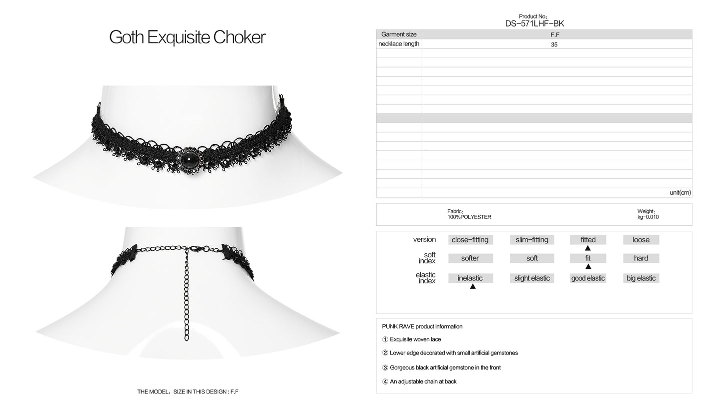 Punk Rave Safara Choker Necklace - Kate's Clothing
