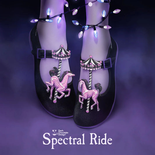 Chocolaticas® Spectral Ride – Gothic Carousel Mary Jane Flats