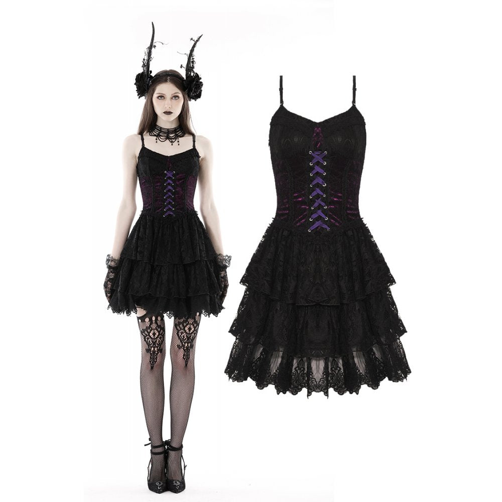Dark In Love Salvia Dress - Kate's Clothing