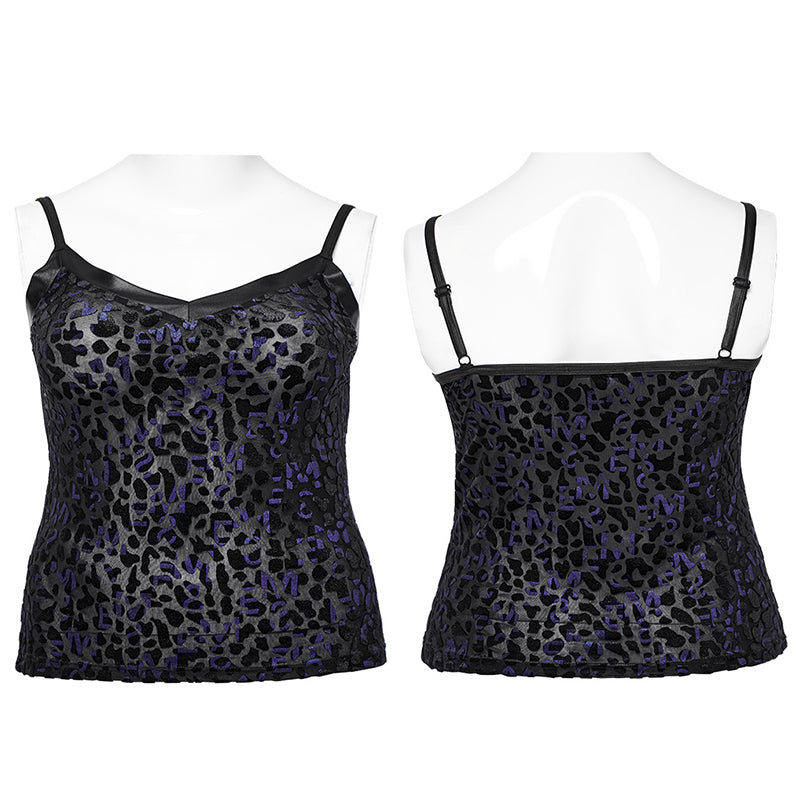 Punk Rave Saskia Top - Violet - Kate's Clothing