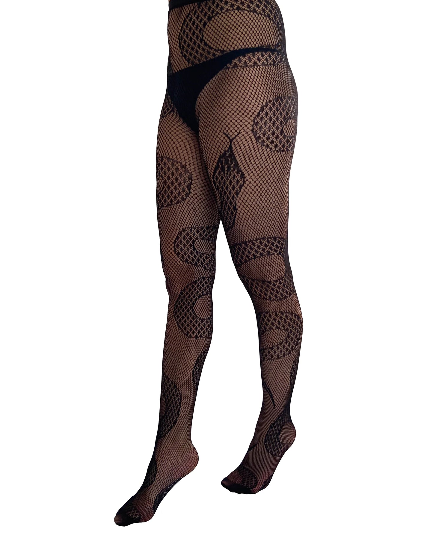 Pamela Mann Snake Net Tights - Kate's Clothing