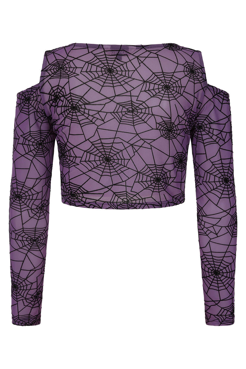 Banned Apparel Seraphina Mesh Top Purple - Kate's Clothing