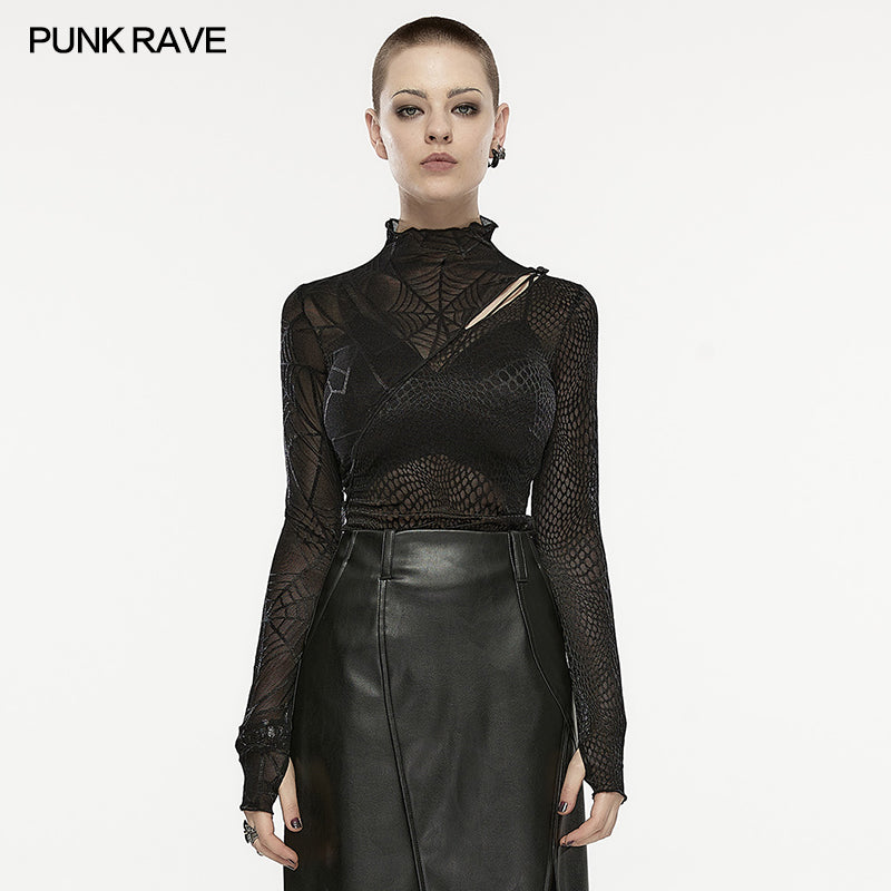 Punk Rave Tamsyn Long Sleeve Top - Kate's Clothing