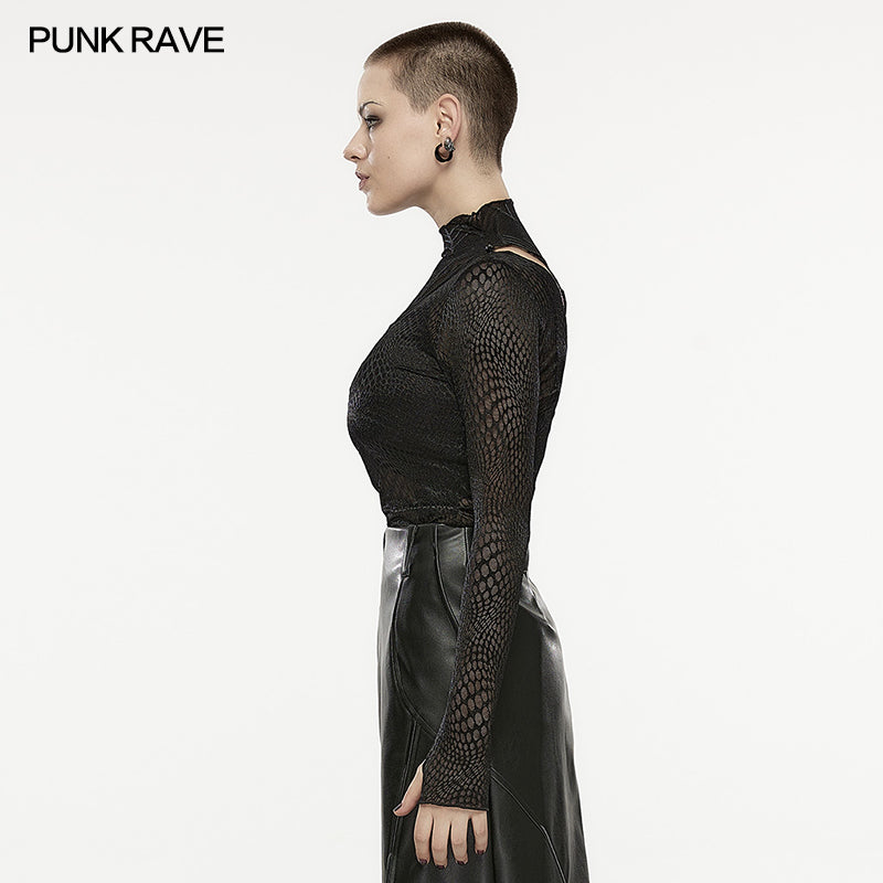 Punk Rave Tamsyn Long Sleeve Top - Kate's Clothing