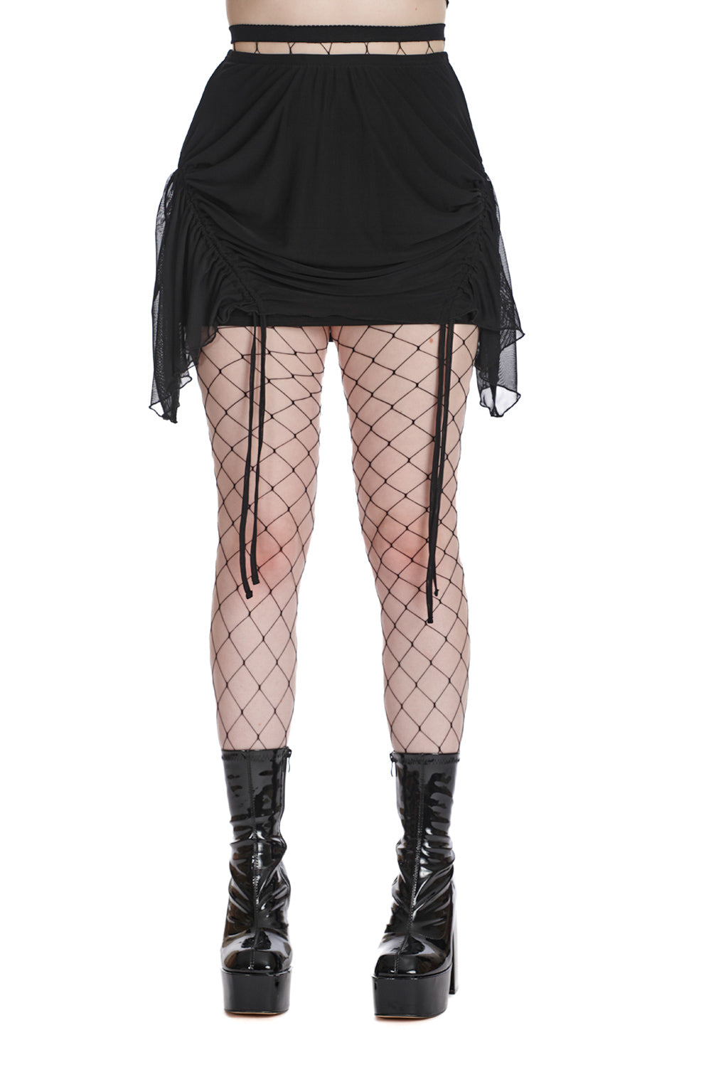 Banned Tattered Threads Mesh Mini Skirt - Kate's Clothing